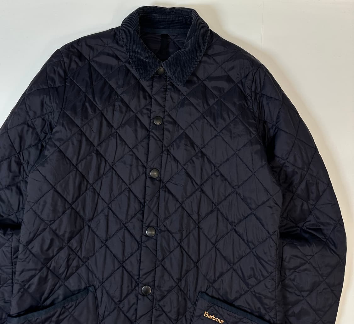 바버 퀼팅 리데스데일 자켓 (네이비m) 상품이미지1