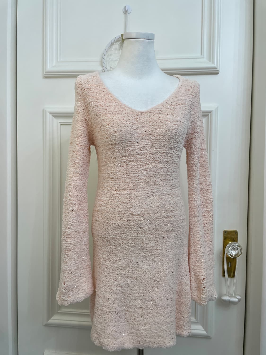 SNIDEL sheer pink glitter point cozy min 상품이미지5