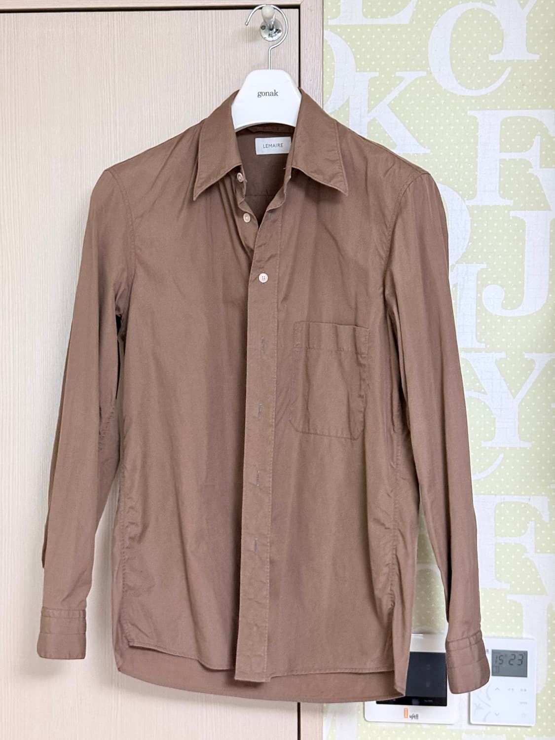 르메르 20AW 브라운 셔츠 46 상품이미지1