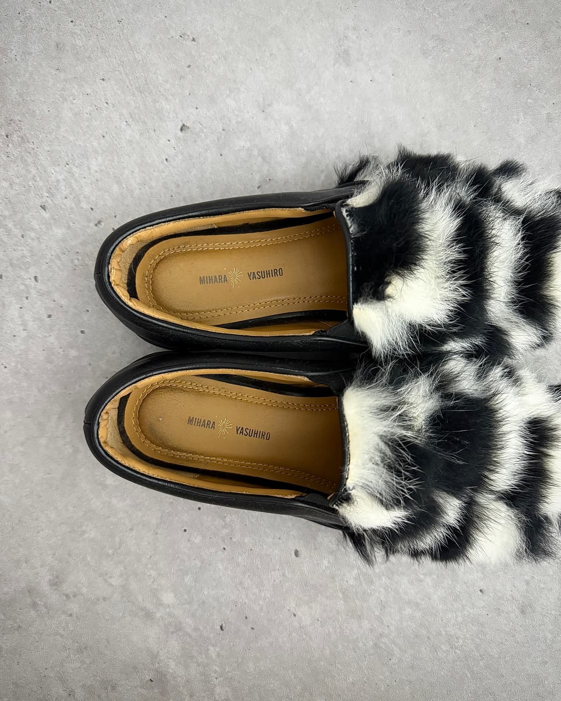 Mihara Yasuhiro fur loafers 상품이미지5