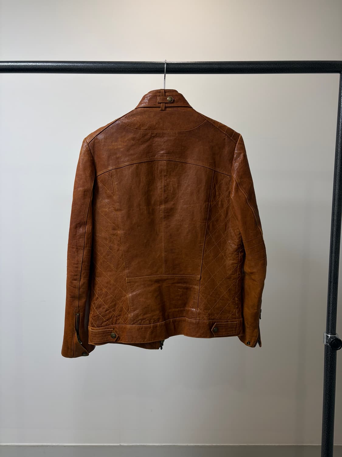 (95) sieg 지이크 브라운 양가죽 자켓 상품이미지3