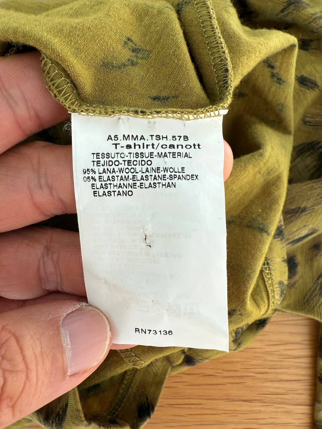 Made in italy 레오파드 비대칭 롱슬리브 상품이미지6