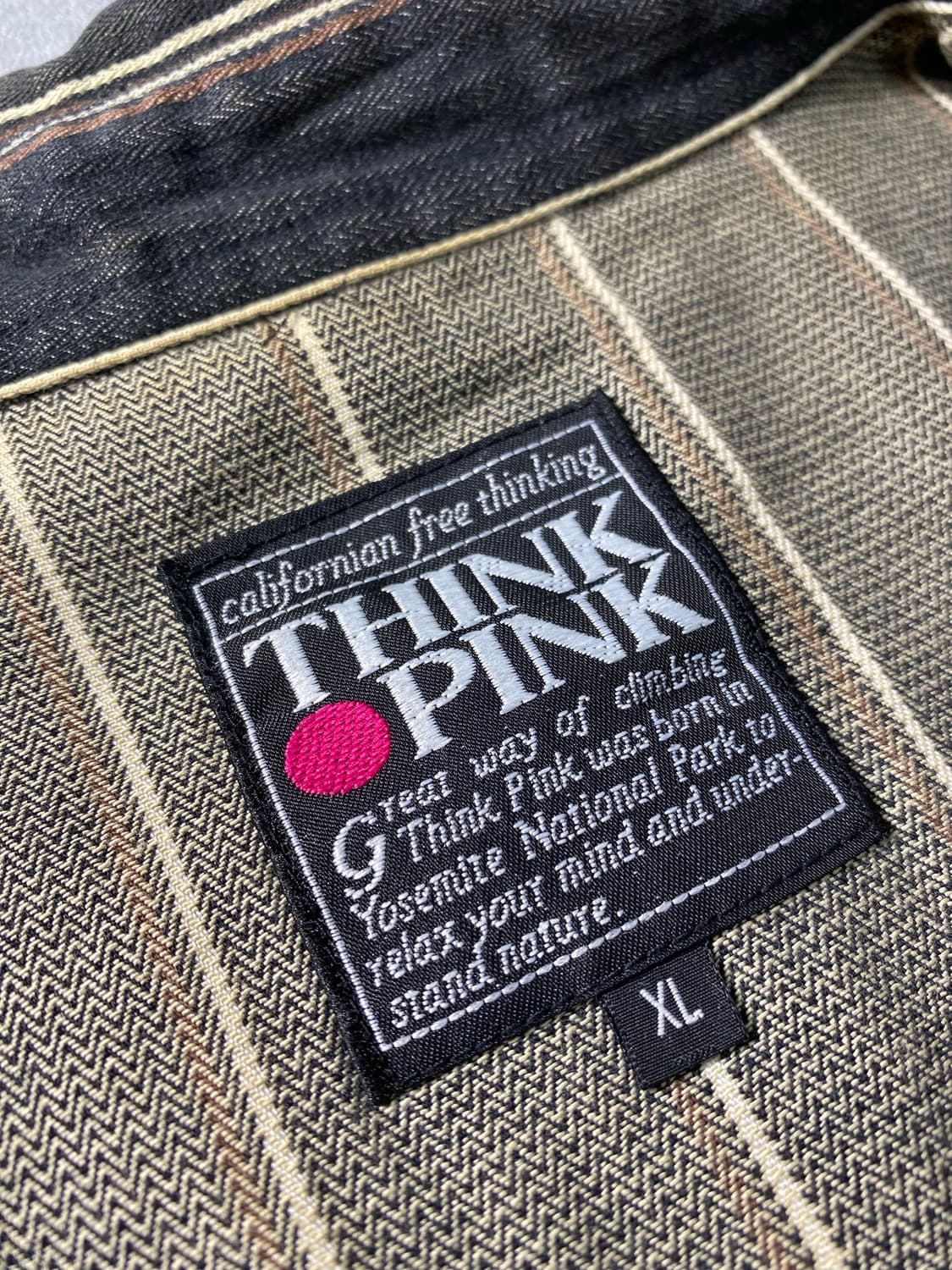 [XL] Think Pink 이태리 스트라이프 웨스턴 집업 데님셔츠 상품이미지9