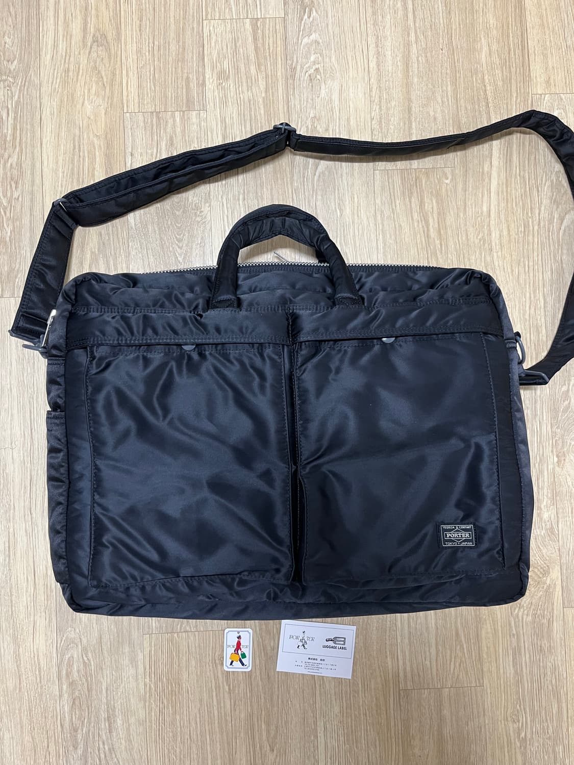 요시다 포터 탱커 2way 오버나이트 브리프케이스 블랙 622-79309 상품이미지3