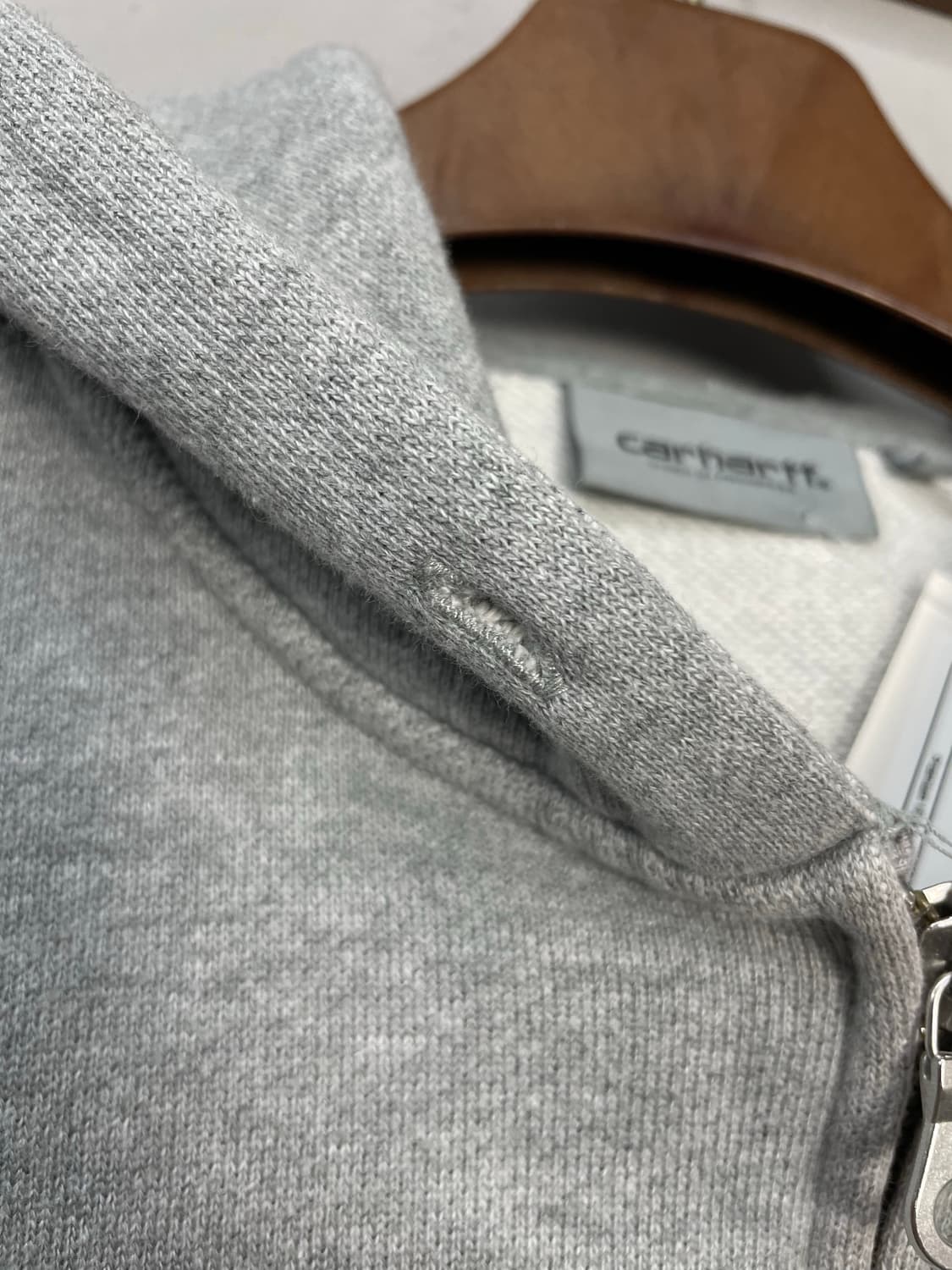 칼하트 그레이 후드집업 H1991 상품이미지6