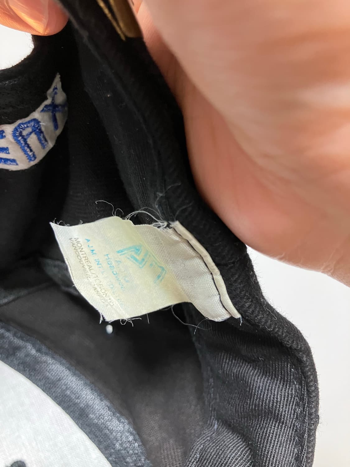 cjse 빈티지 블랙 라디오 방송국 볼캡 6패널캡 상품이미지4