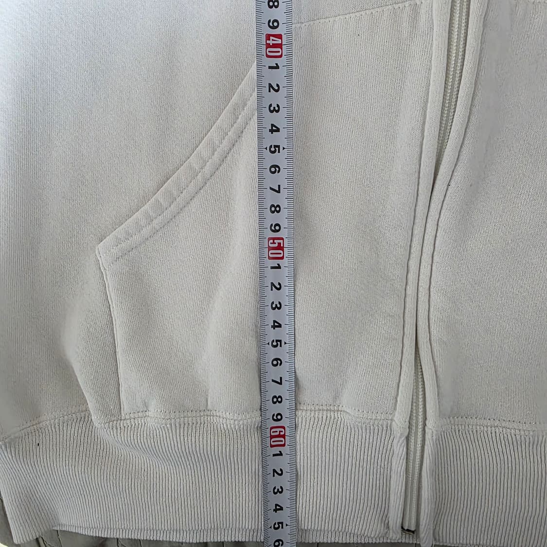 [XL] 90s 빈티지 러셀 애슬레틱 화이트 후드집업 USA 페인트 상품이미지10