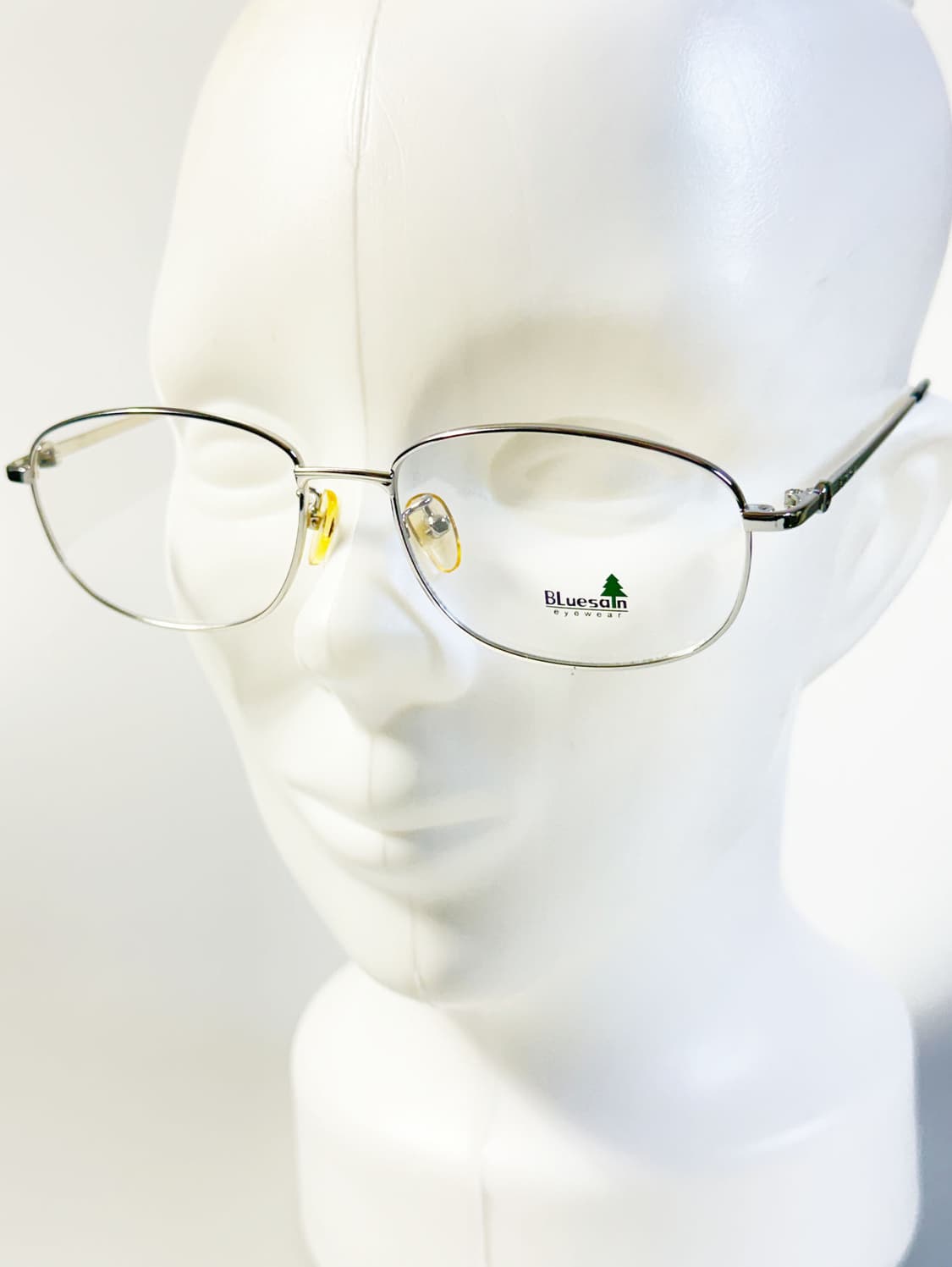 90s BLUESAIN 실버 메탈 슬림 스퀘어 빈티지 안경 상품이미지8
