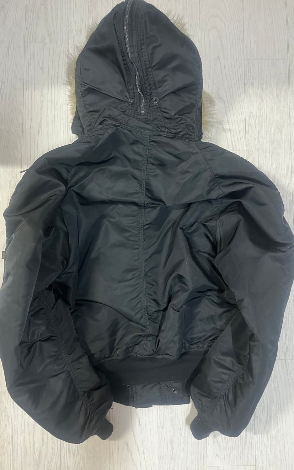 80s 알파인더스트리 N2B 블랙 IDEAL 지퍼 상품이미지6