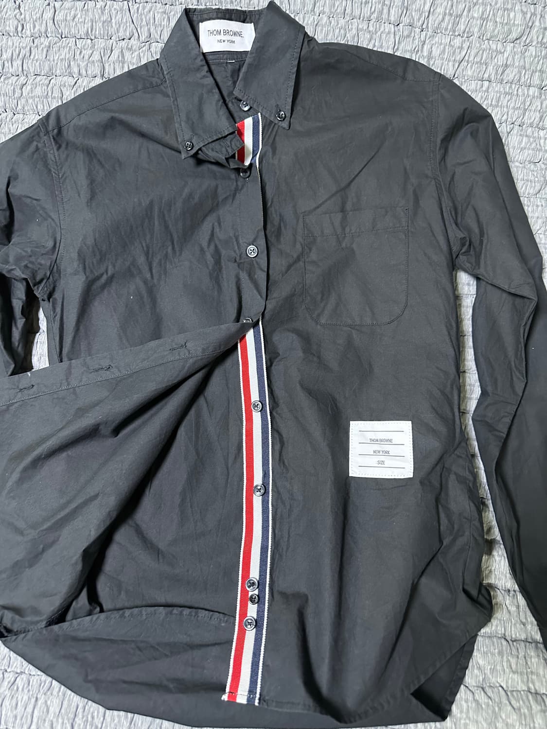 톰브라운 블랙 셔츠 M 상품이미지4