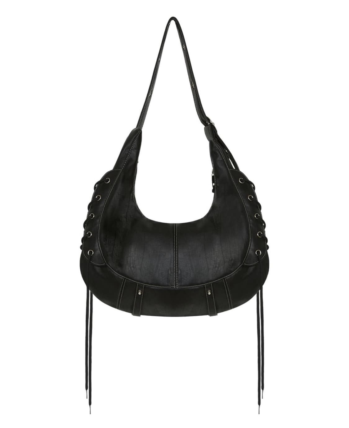 Halfmoon Moto Cross Bag (LEATHER) 상품이미지2