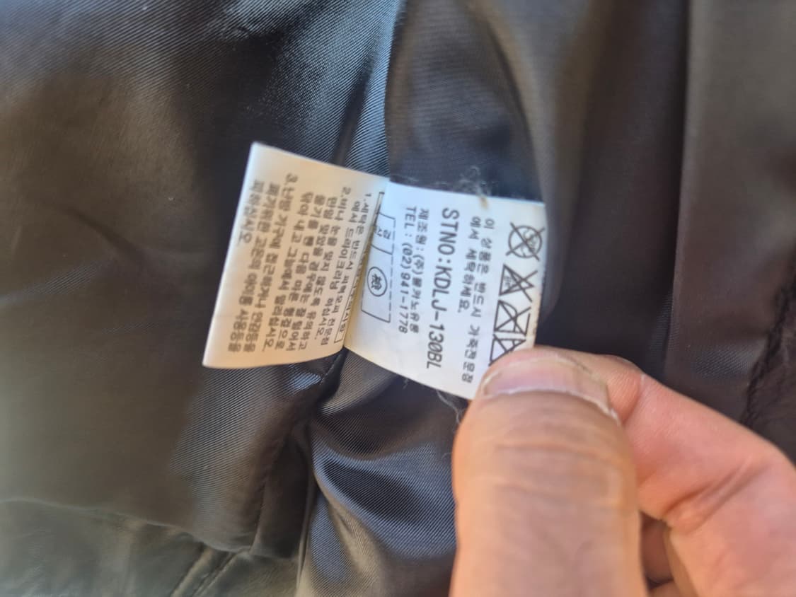 카시바오 양가죽 여성 자켓 블랙 66사이즈 상품이미지6