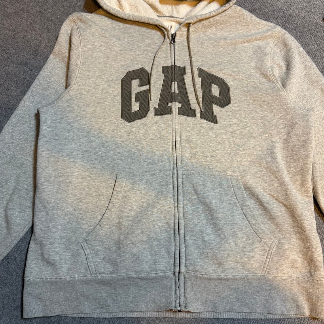 갭 그레이 후드집업 xl 상품이미지2
