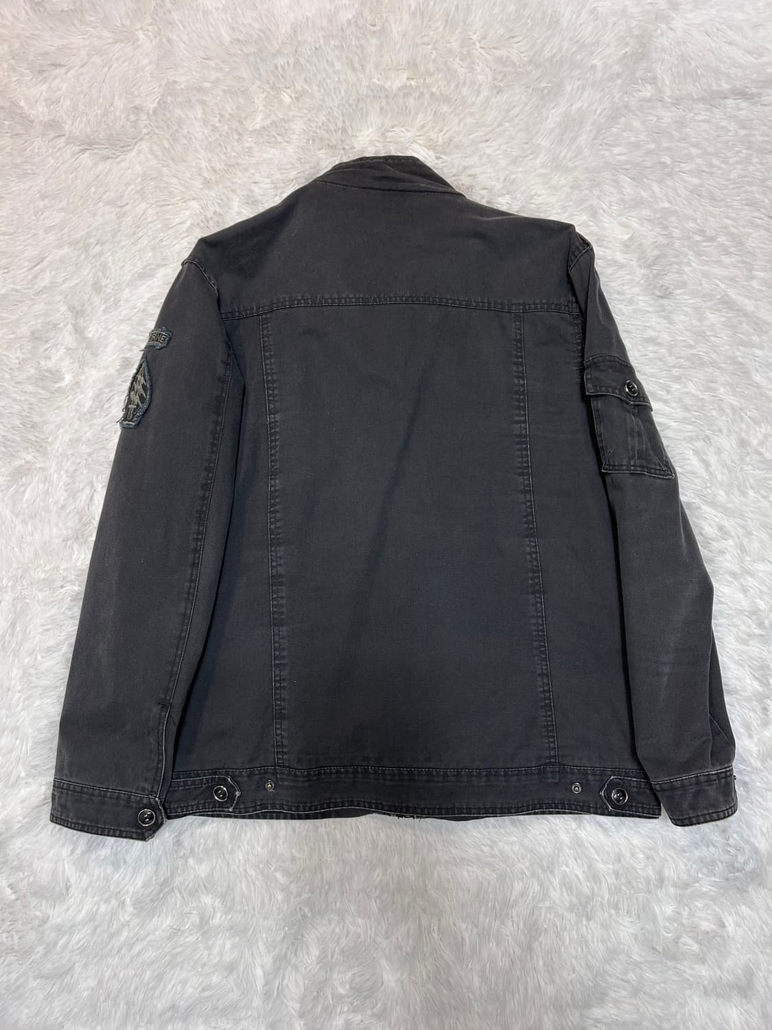 black military field jacket 상품이미지6