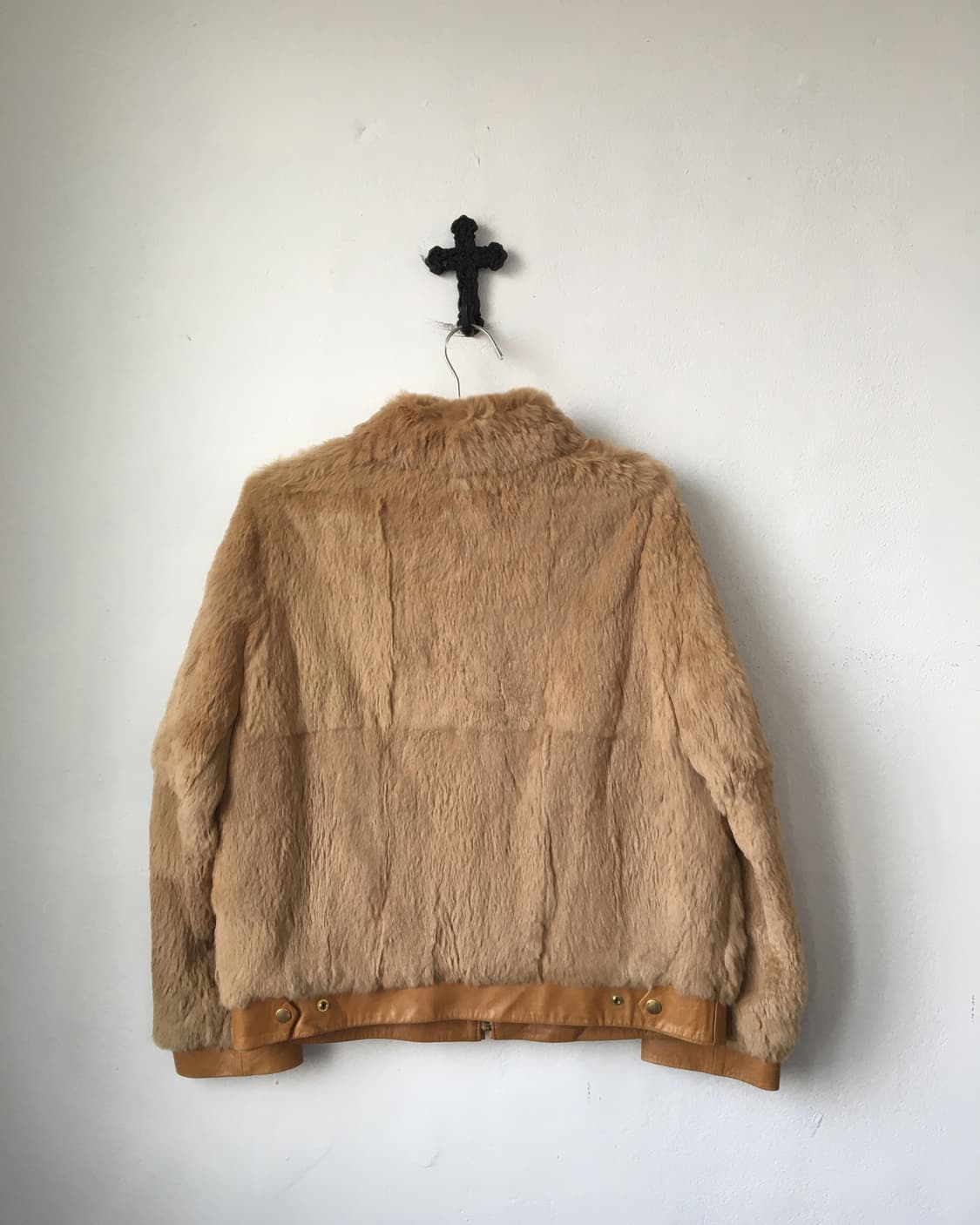 Rabbit fur zip up jacket 상품이미지3