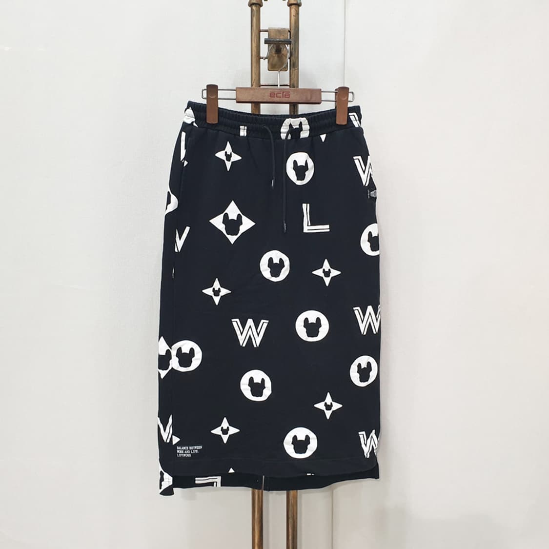 라이프워크 모노그램 LW 롱스커트 F 상품이미지1