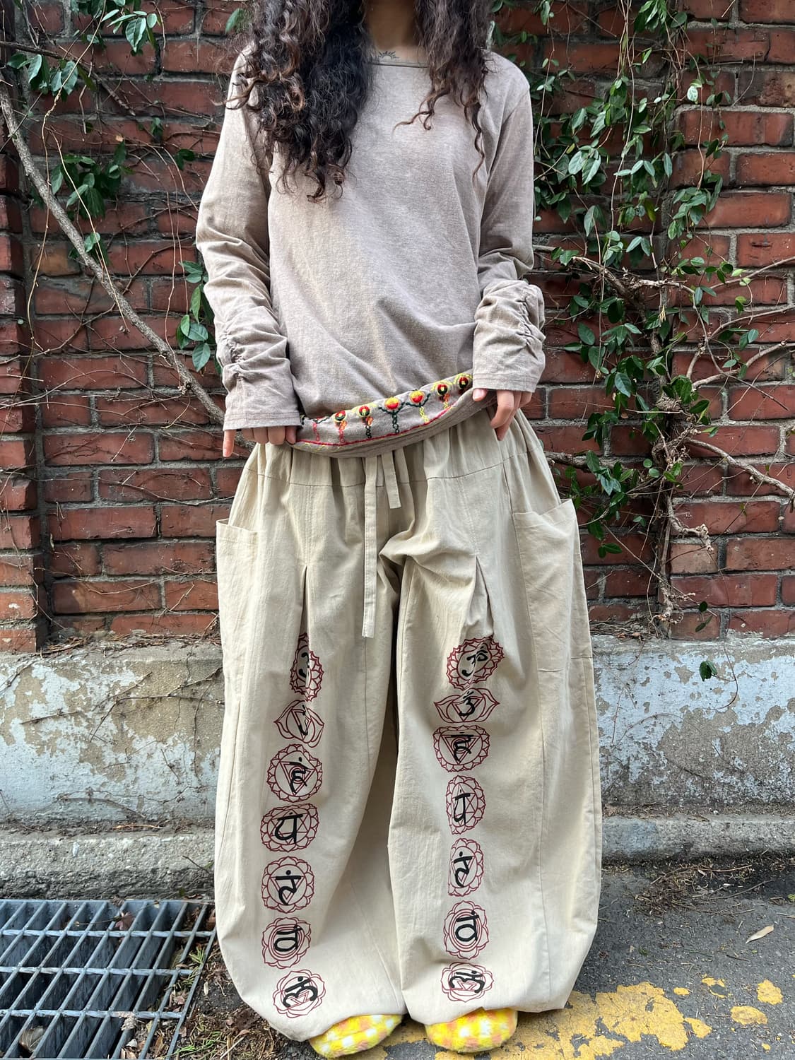 차크라 문양 벌룬 팬츠 상품이미지1