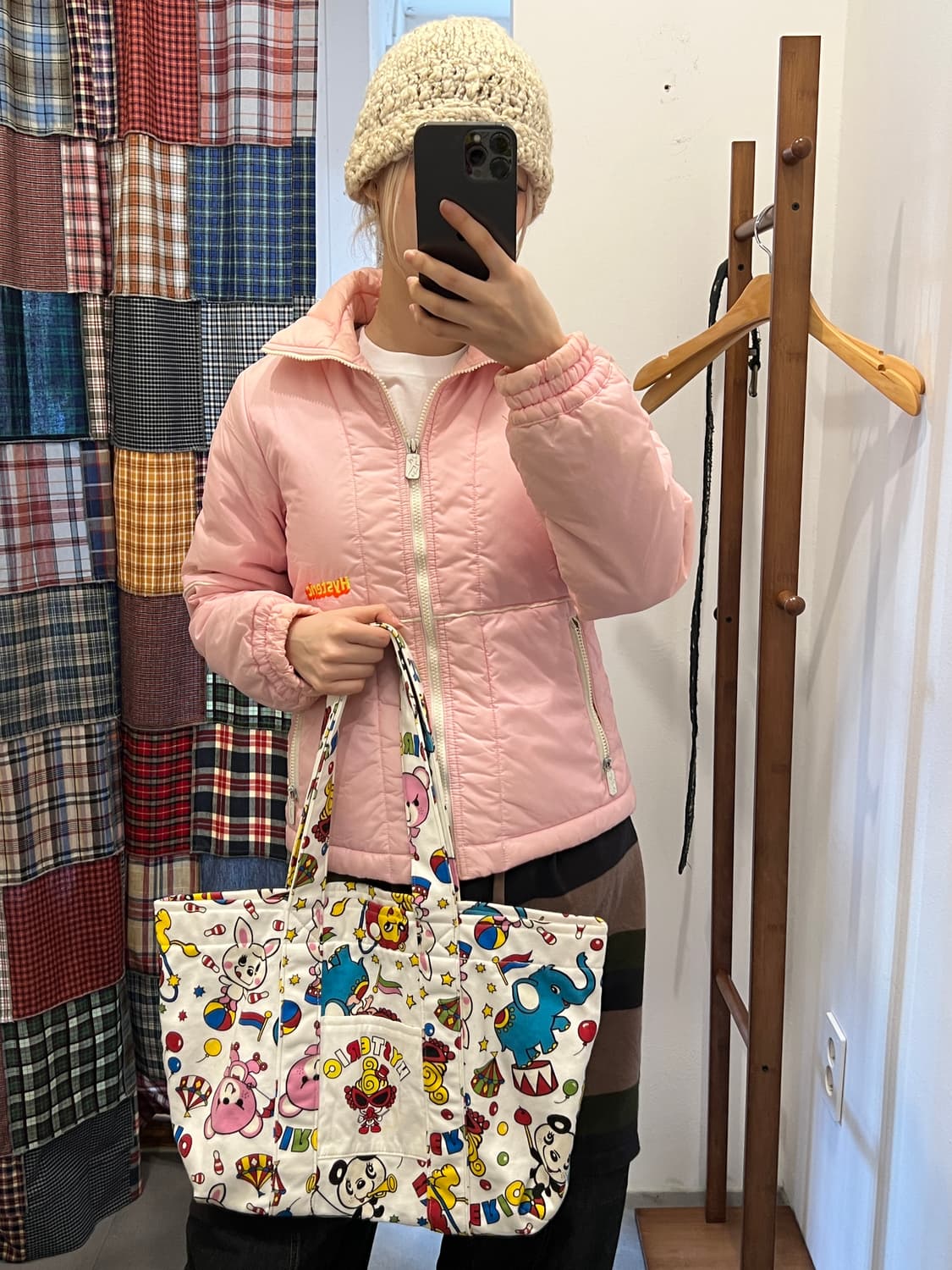 히스테릭글래머 미니 화이트 숄더백 상품이미지5