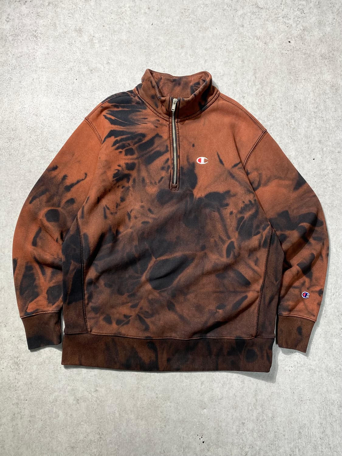 [XXL] Champion 챔피온 리버스위브 타이다이 하프집업 풀오버 상품이미지2