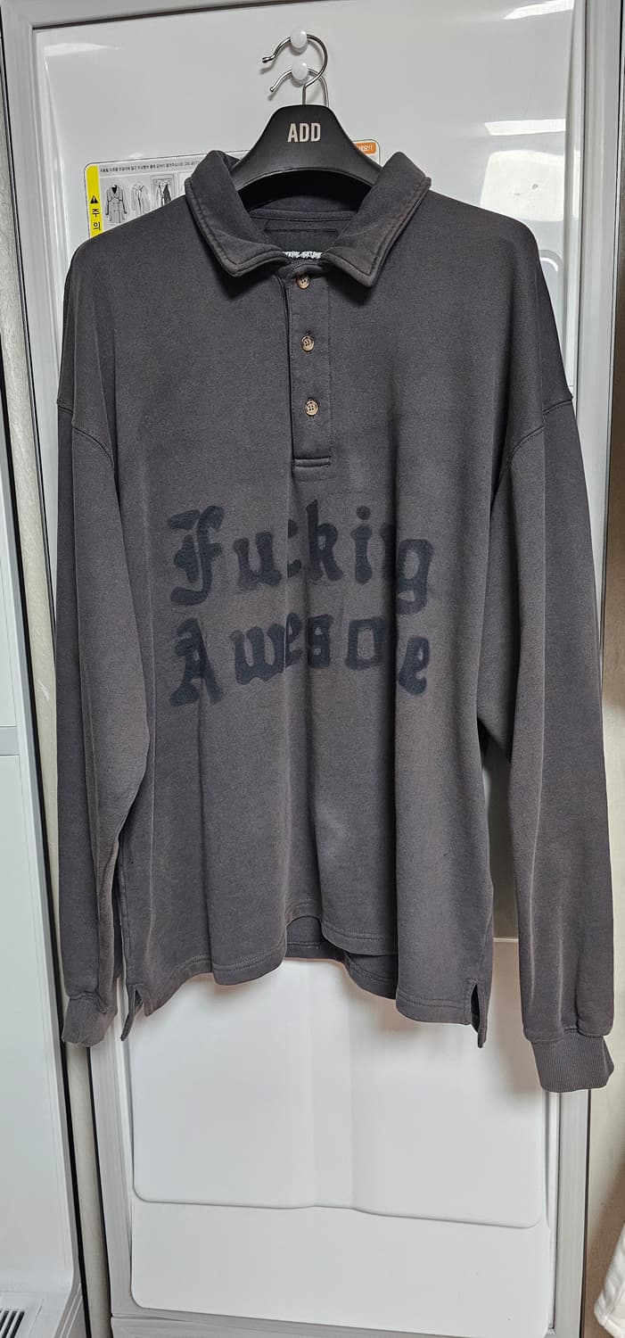 퍼킹어썸 블랙레터 럭비 다크 그레이 상품이미지4