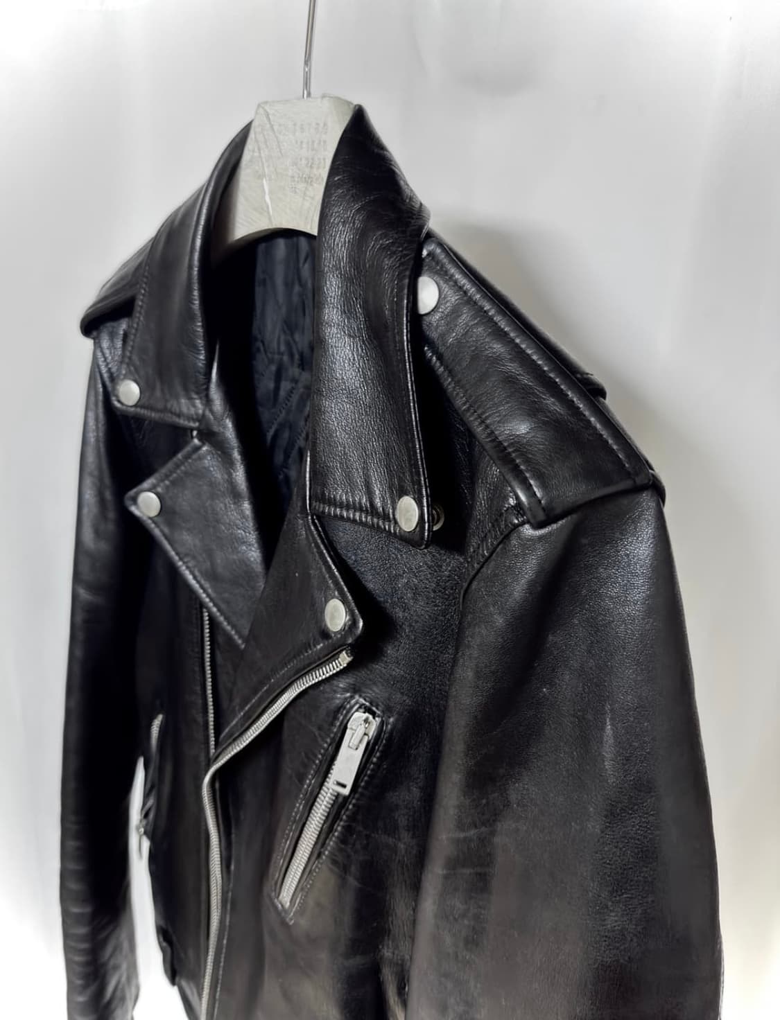 우영미 솔리드옴므 카프레더 자켓  상품이미지2