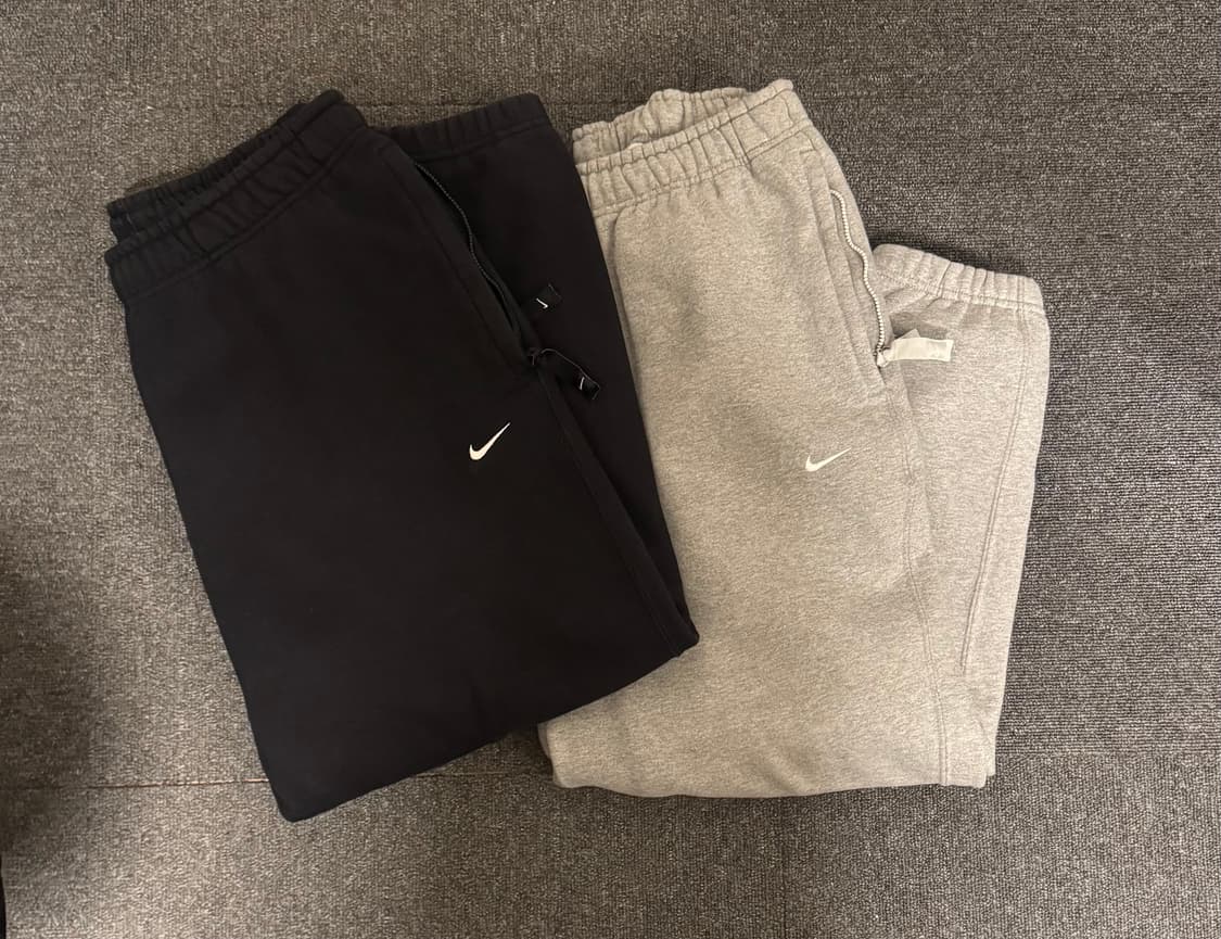 나이키nrg 솔로스우시 스웨트팬츠 L (블랙/그레이) 상품이미지1