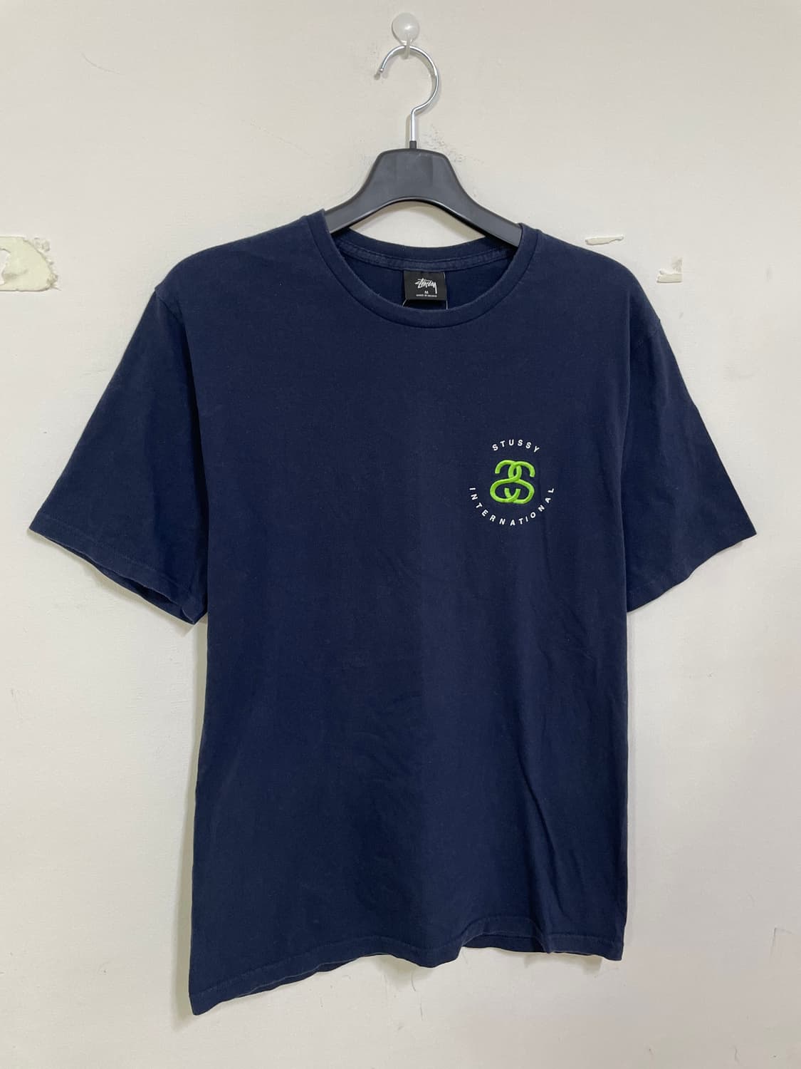 스투시 네이비 인터네셔널 반팔티  상품이미지1