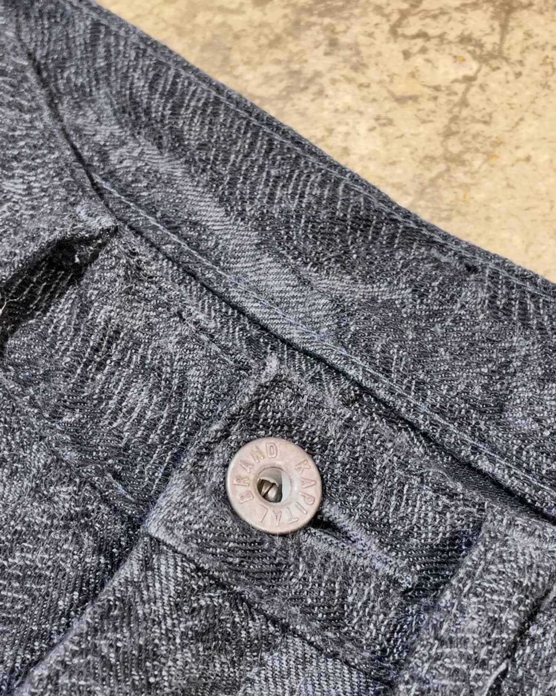 캐피탈 12온즈 오카벨보 페더 데님 팬츠 (B5123) 상품이미지4