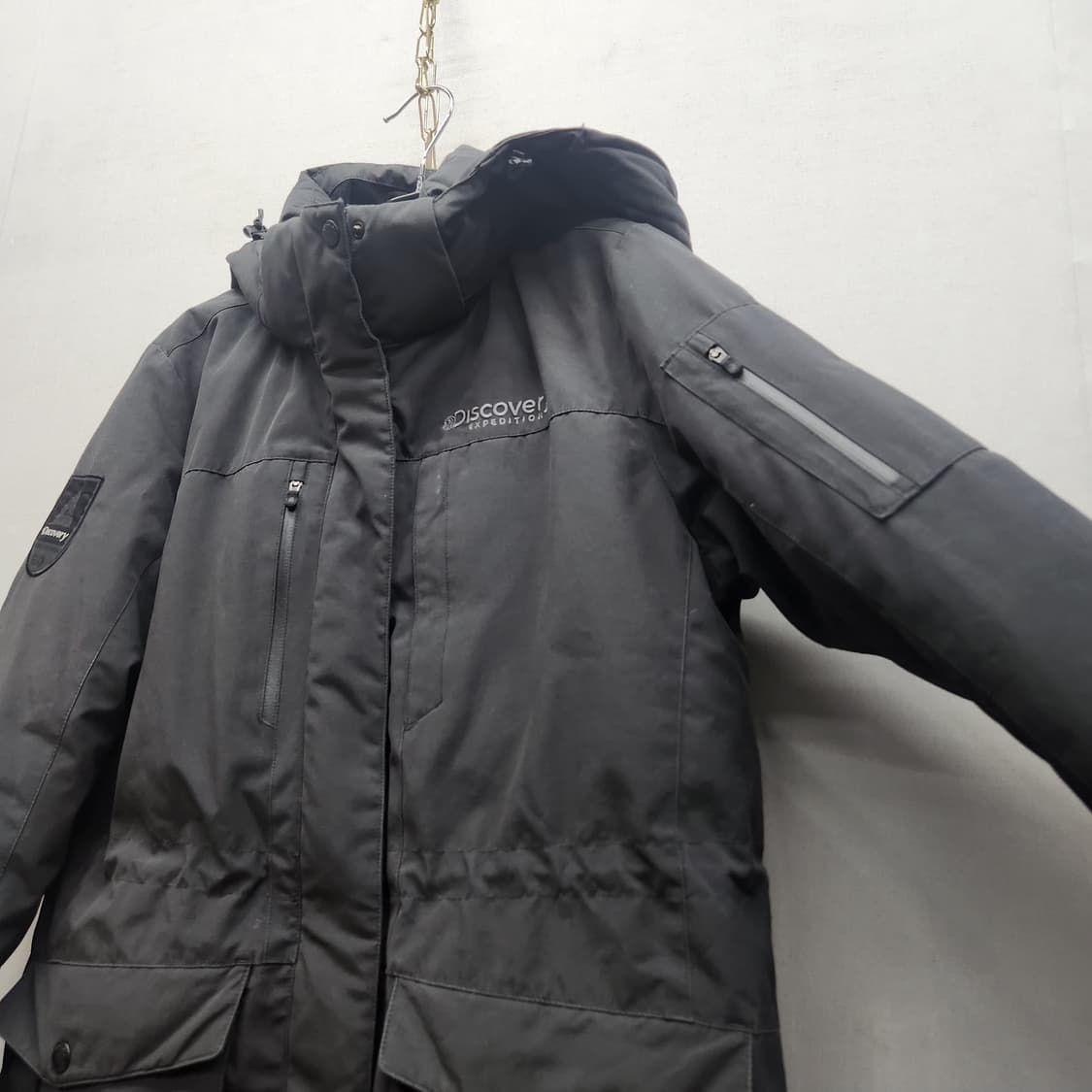 디스커버리 구스다운 후드패딩 100(L) 상품이미지3