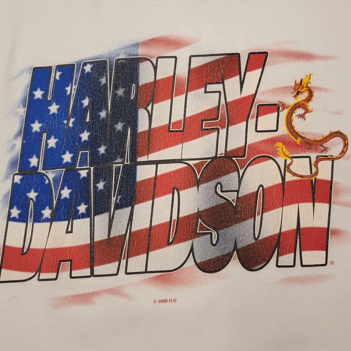 USA 빈티지 할리데이비슨 반팔티 티셔츠  상품이미지6