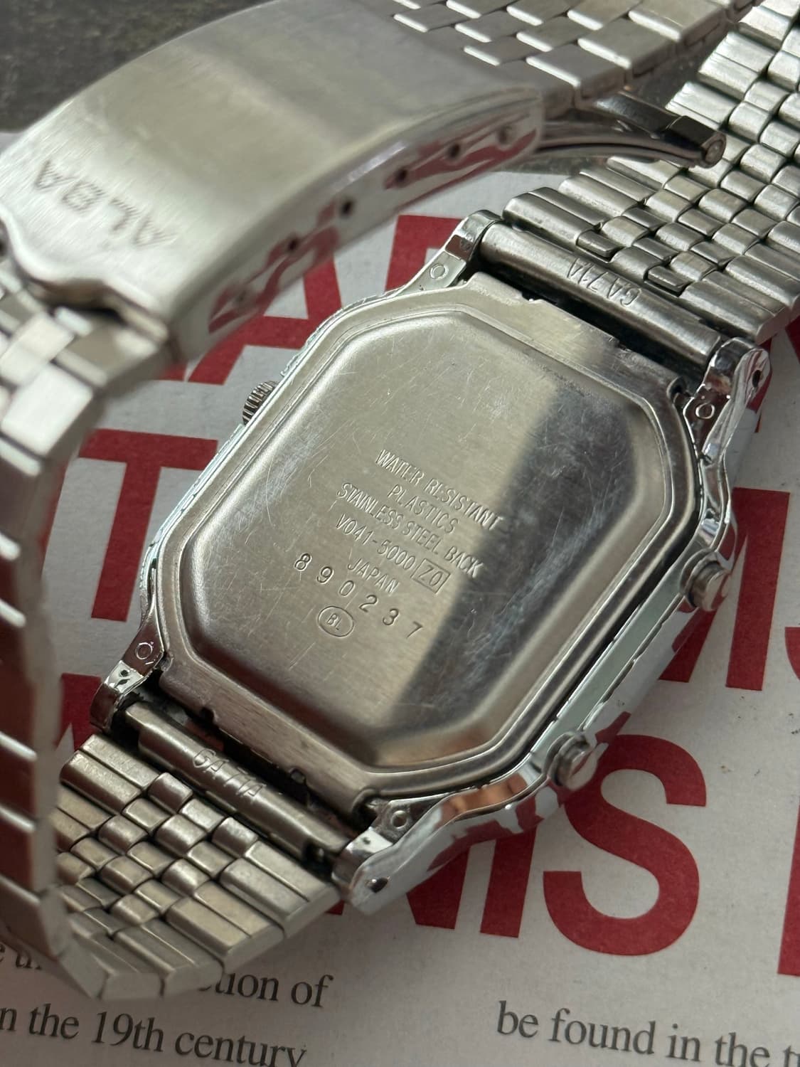 Seiko 세이코 ALBA 아나디지 쿼츠 1988 상품이미지7