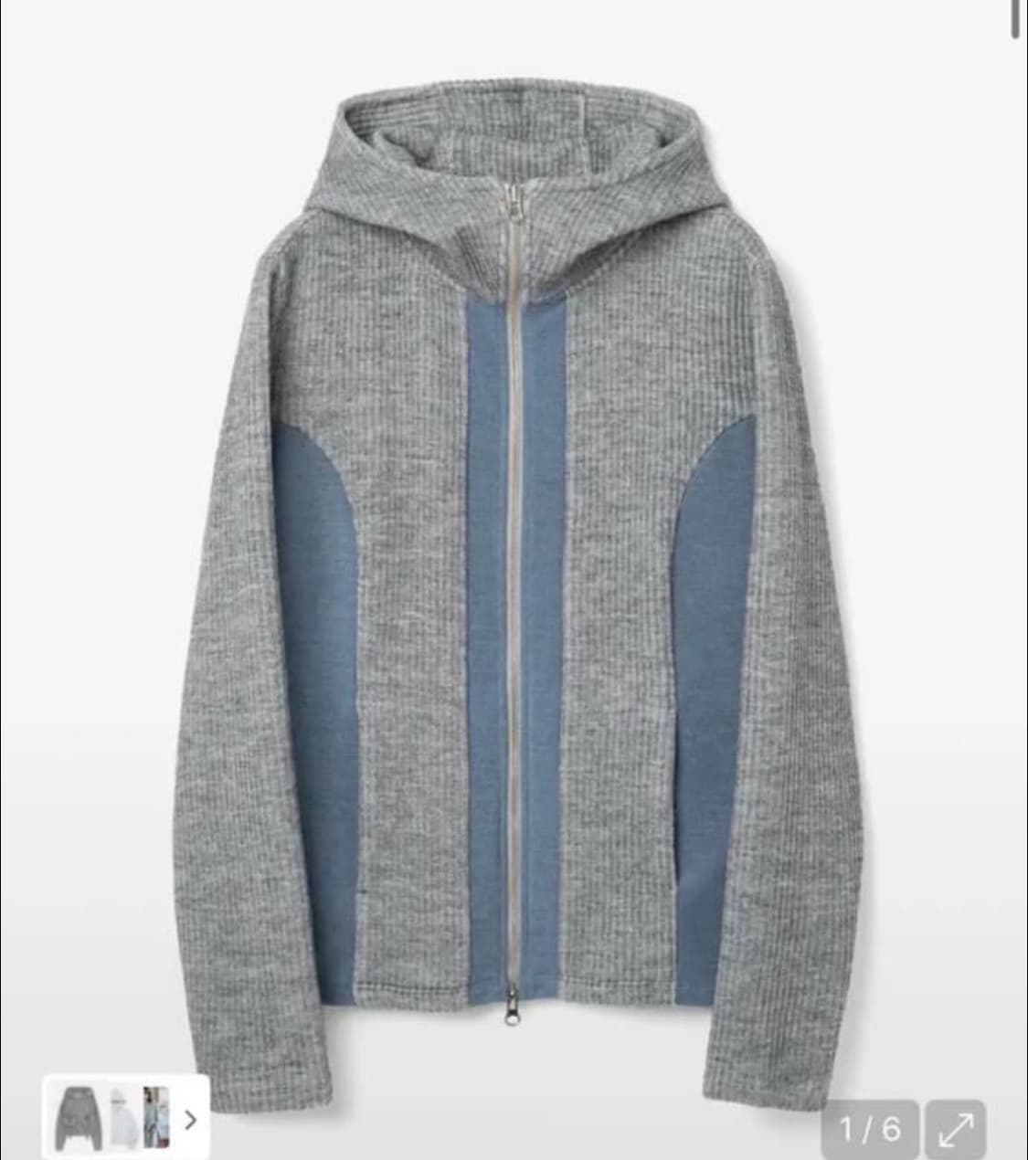 밀로우먼 니트집업 상품이미지1