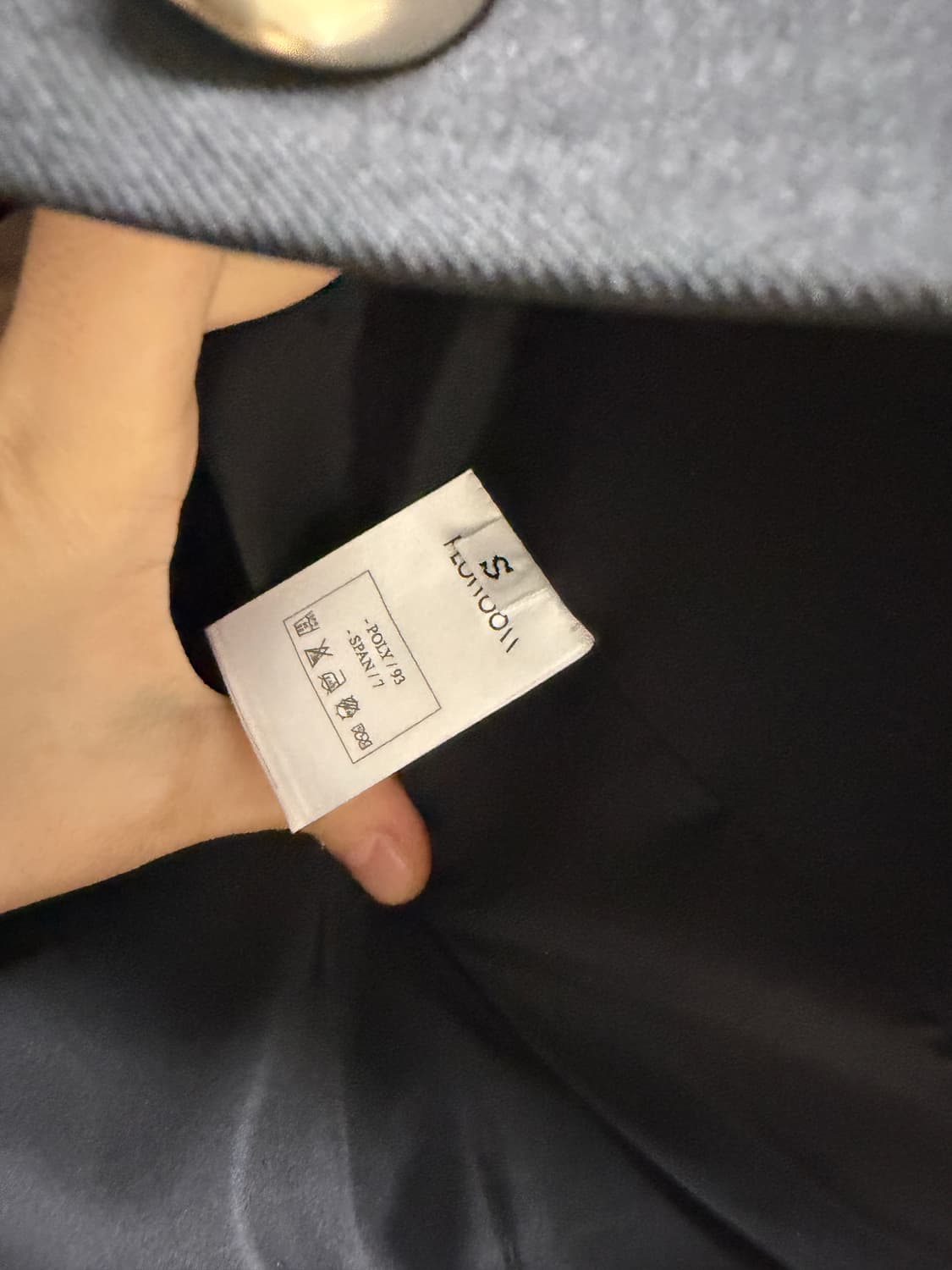 Flowoom 블랙 클래식 자켓 S 상품이미지3