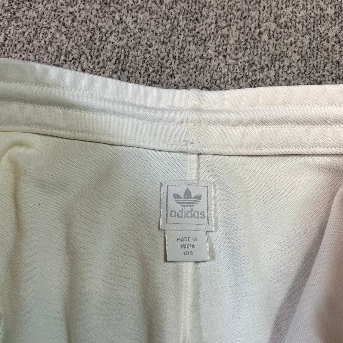 아디다스 파이어버드 화이트 트랙 팬츠 상품이미지4