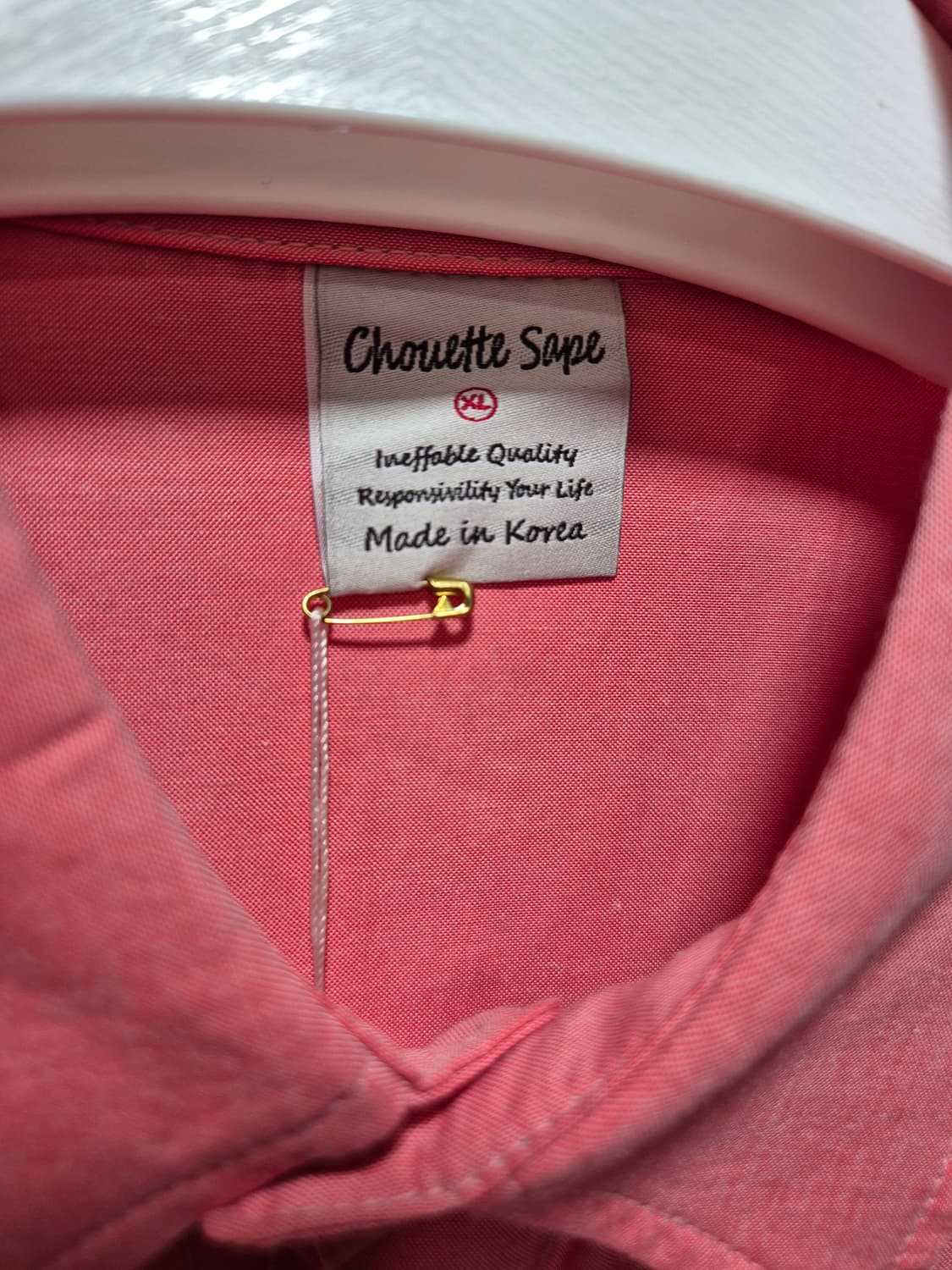 (세일)(새상품)Charotte 셔츠 핑크 상품이미지5