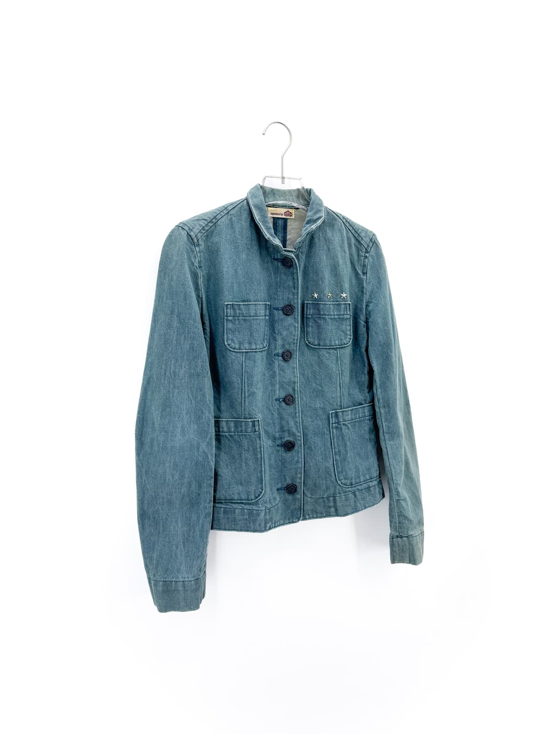 빈티지 별 스터드 장식 데님 자켓 상품이미지4