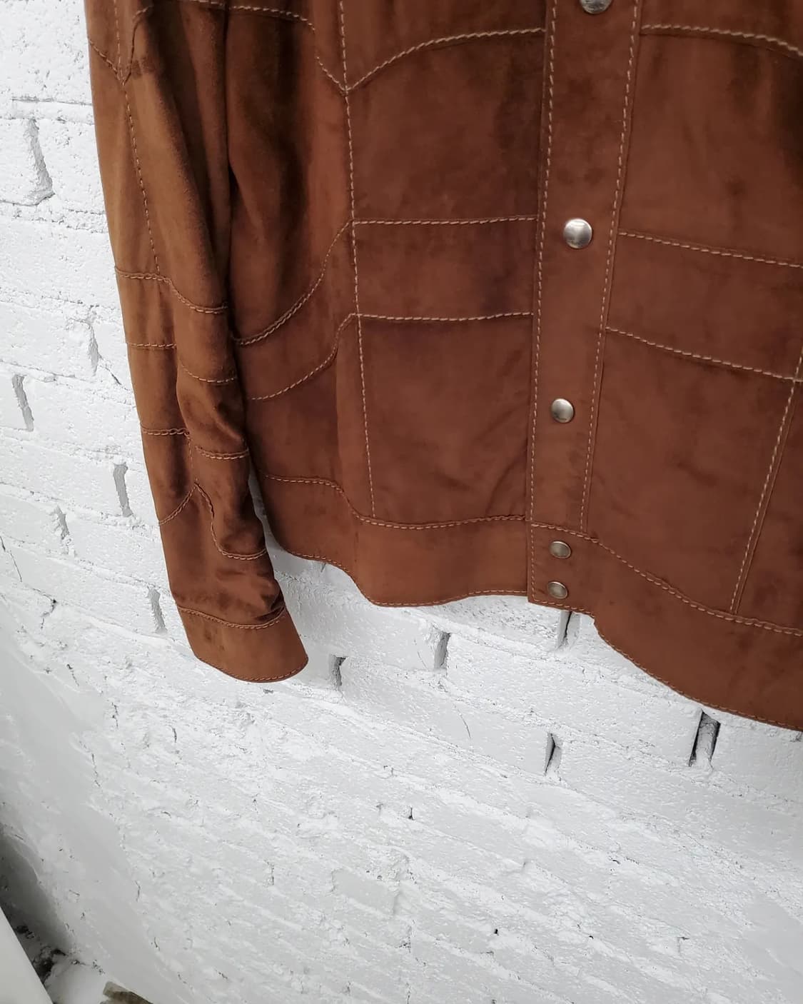 구찌 스티치 스웨이드 자켓 상품이미지5