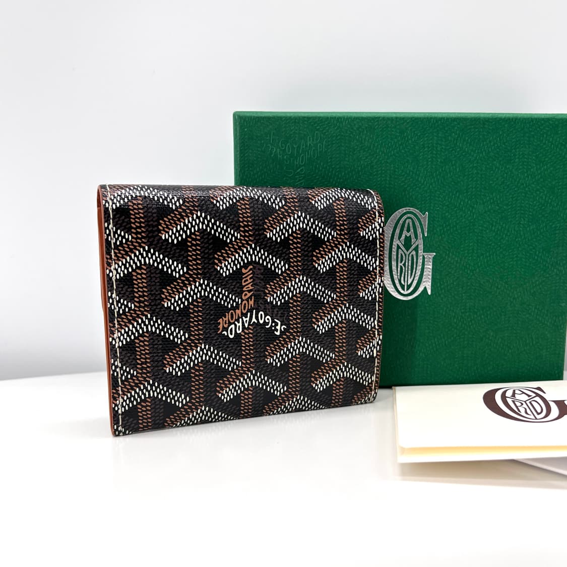 고야드 마리니 코인 카드 지갑 블랙텐 상품이미지2