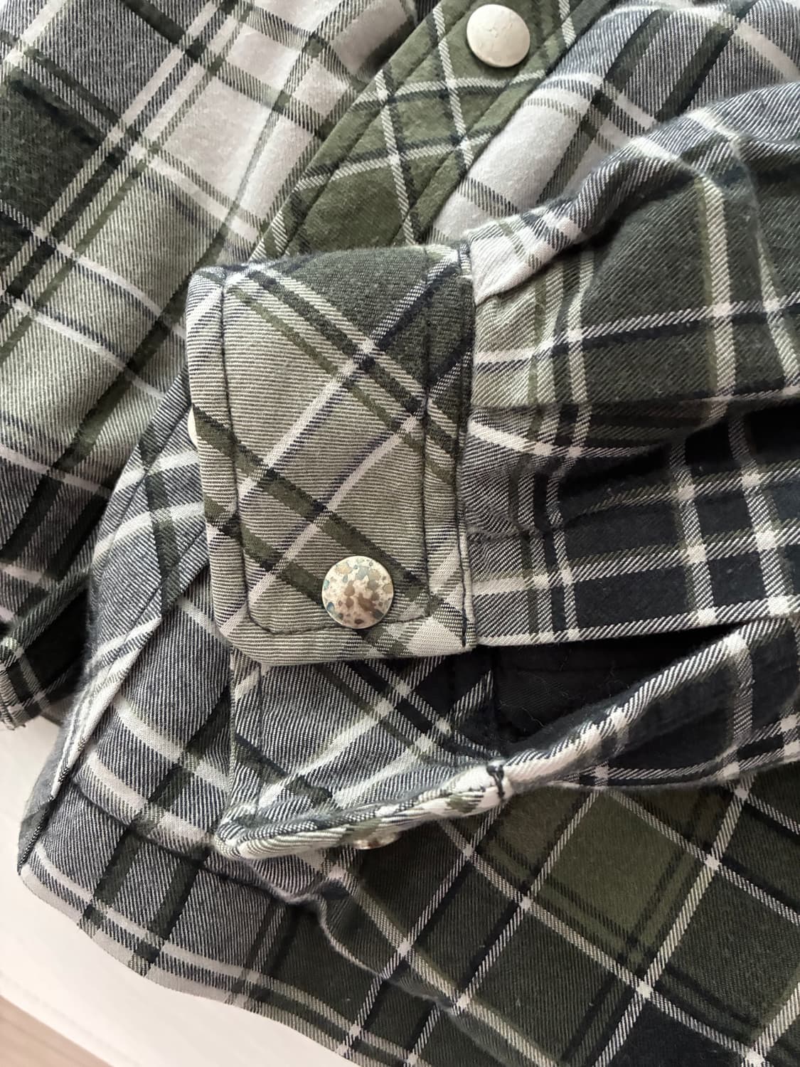 아크네스튜디오 체크 후드 셔츠 자켓 xxs 상품이미지6