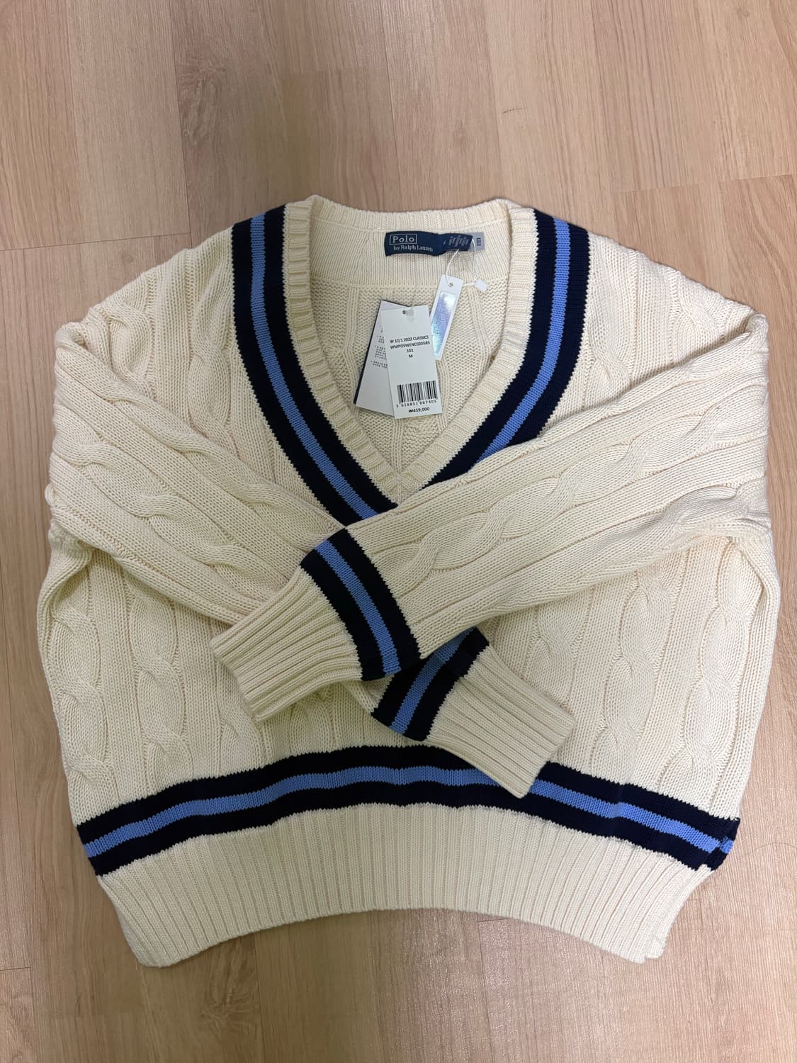 (새제품) 폴로 안유진 크리켓 니트 M 상품이미지5