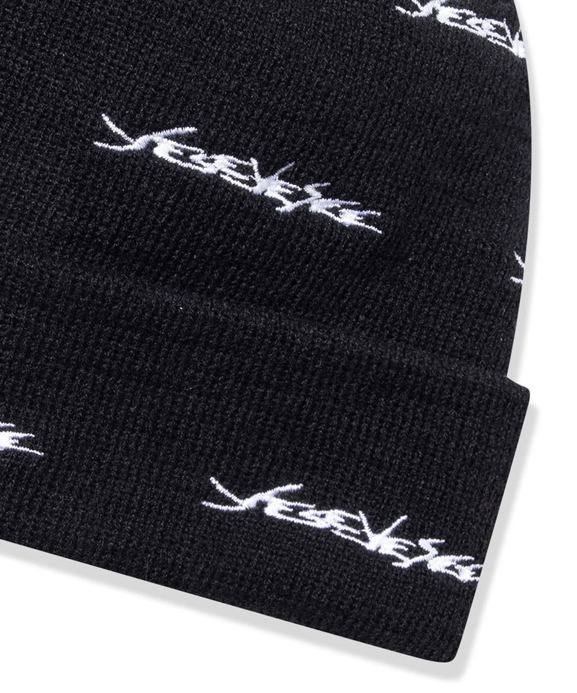 예스아이씨 Y.E.S Staff Beanie Black 비니 모자 블랙 상품이미지2