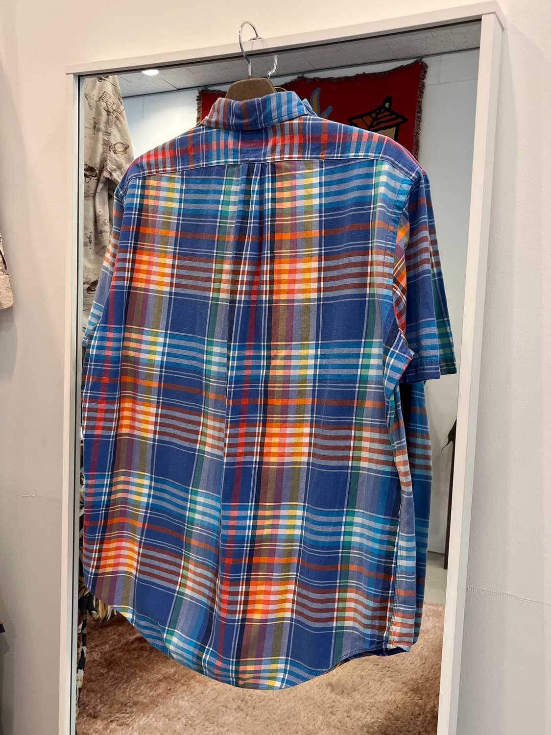 Polo RL 폴로 랄프로렌 CLASSIC FIT 체크 반팔 셔츠 상품이미지4