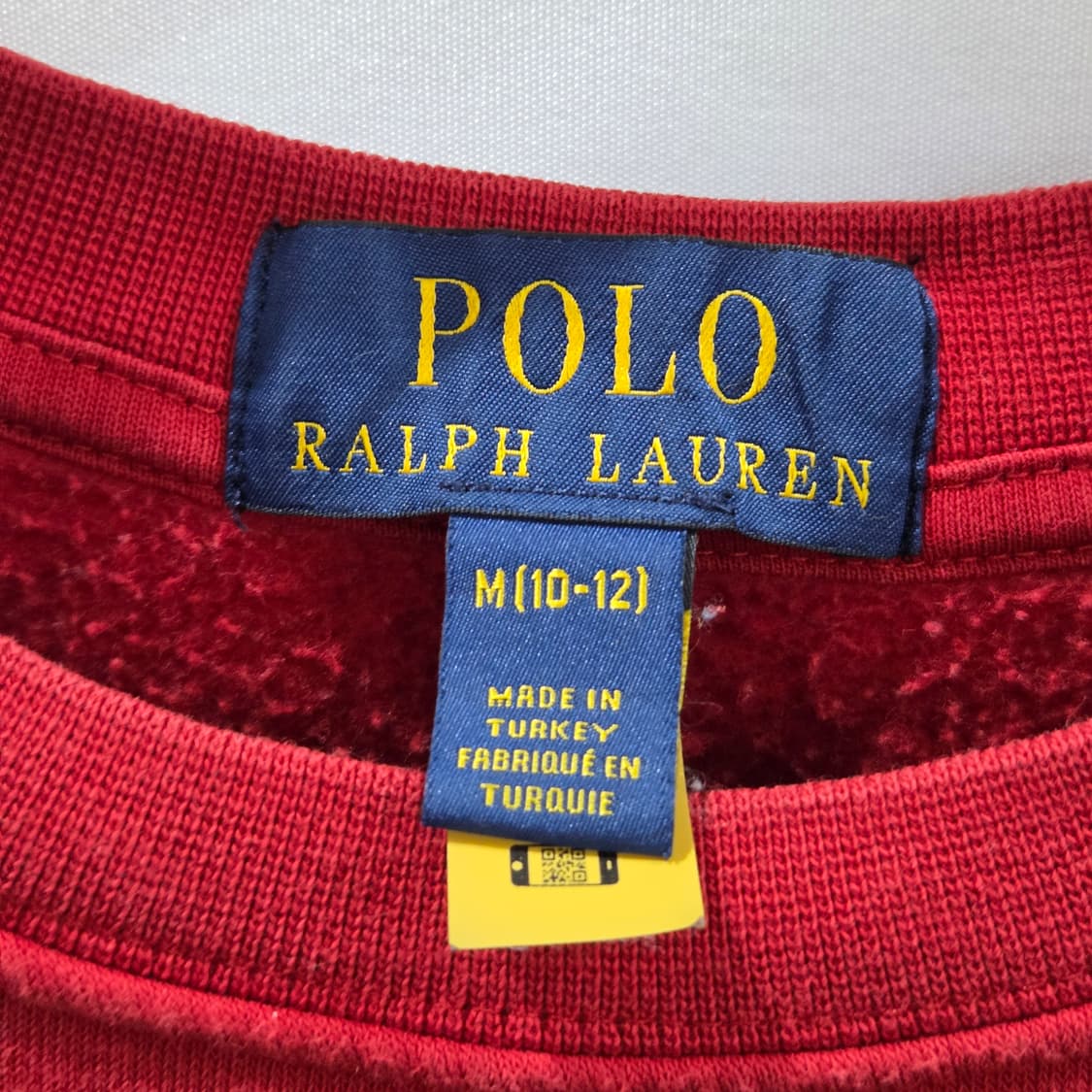 폴로랄프로렌 키즈 폴로베어 프린팅 기모 맨투맨 M/10/12 상품이미지3