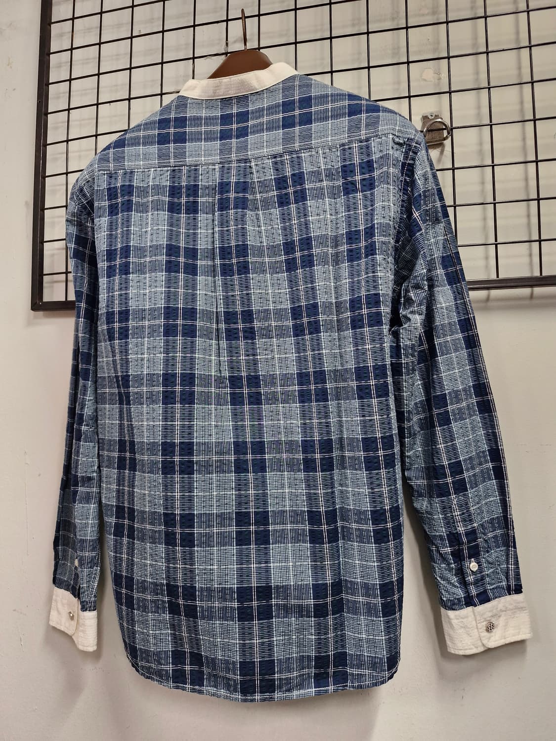 95M 커스텀멜로우 체크 긴팔 셔츠. 상품이미지8