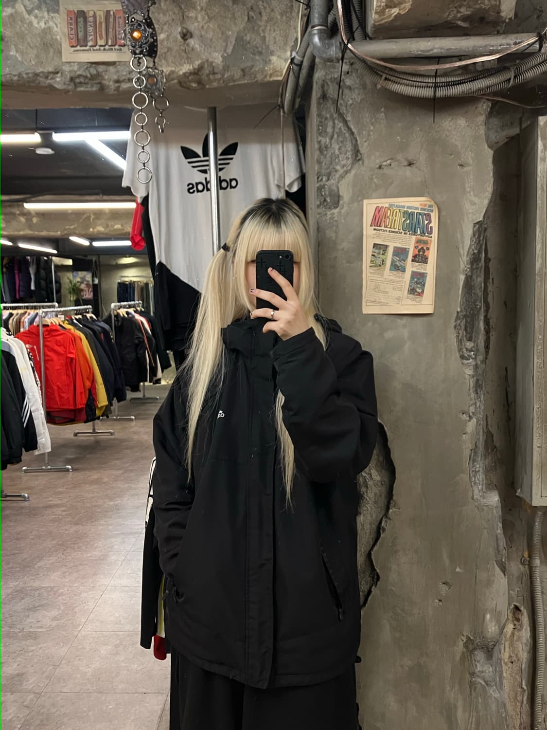 아디다스 점퍼 블랙 105  #csz2118 상품이미지2