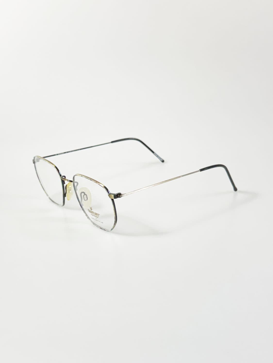 90s CENTURY EYEWEAR 마블 슬림 스퀘어 빈티지 안경 상품이미지3
