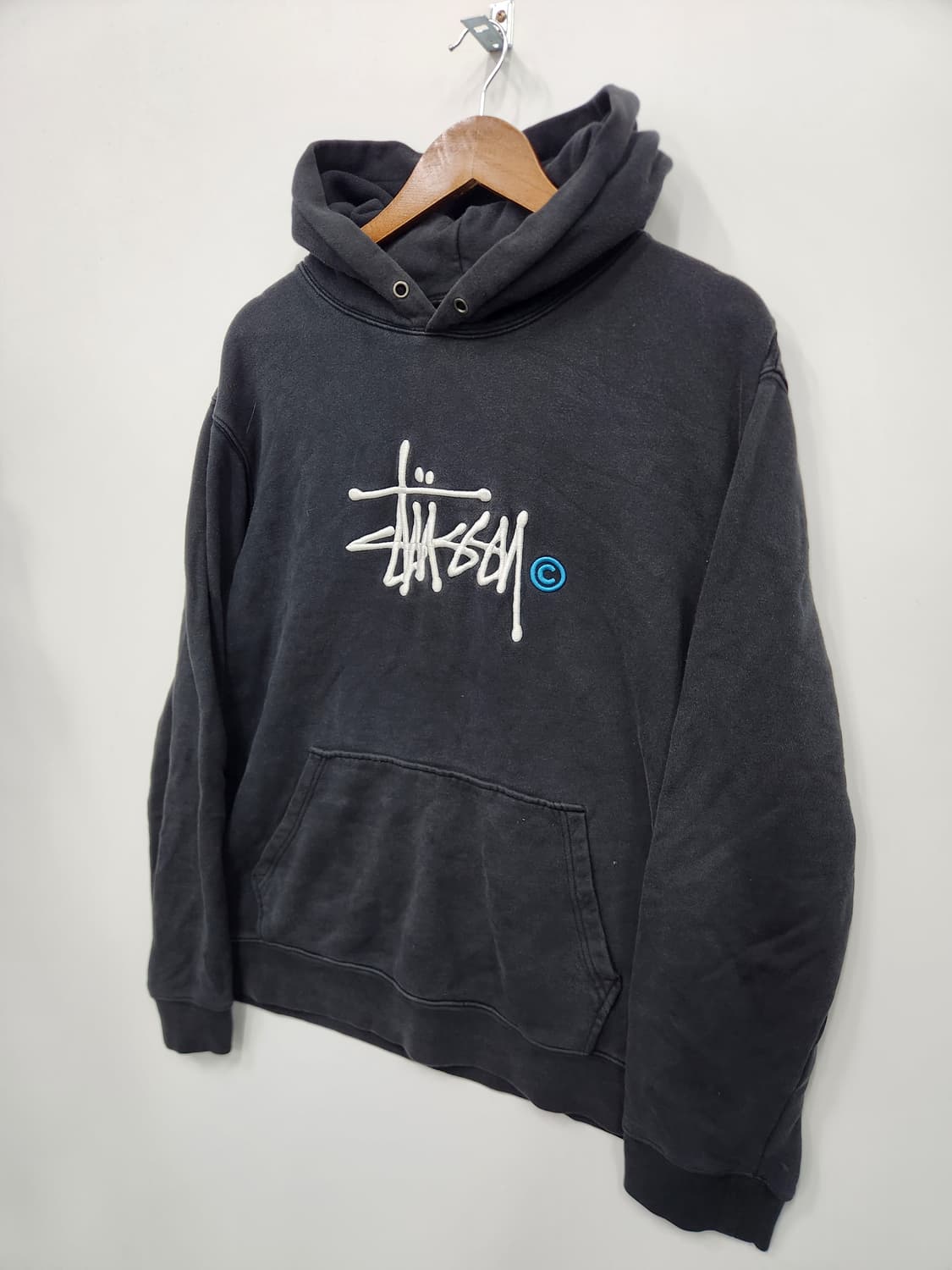 스투시 빅로고 그레이후드 상품이미지2