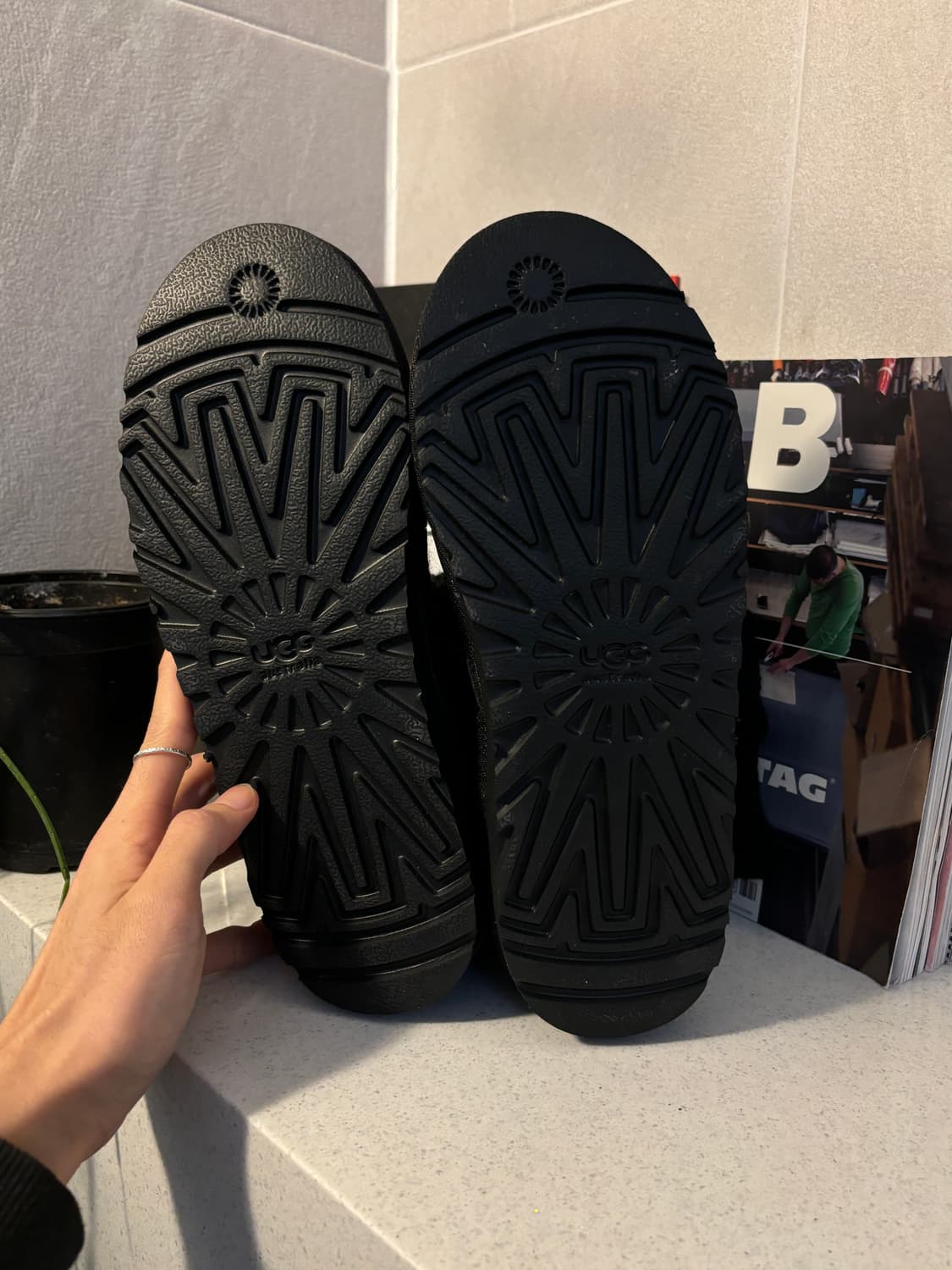 어그 버튼 니트 부츠 상품이미지7