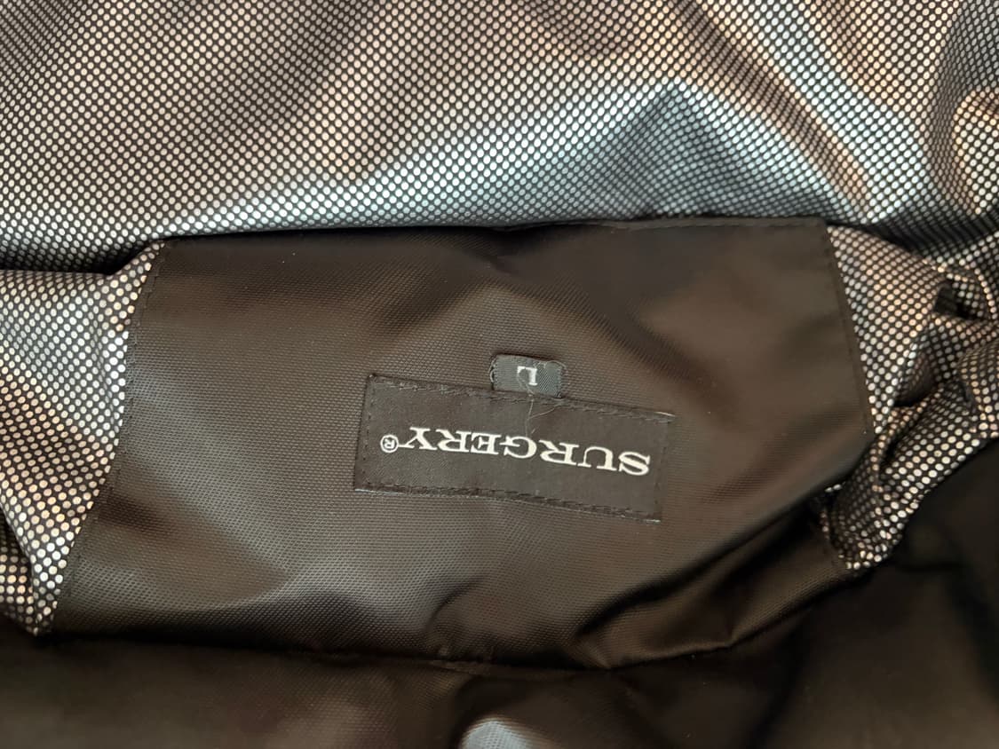 L 써저리 바이커 엠보싱 푸퍼 자켓 상품이미지5