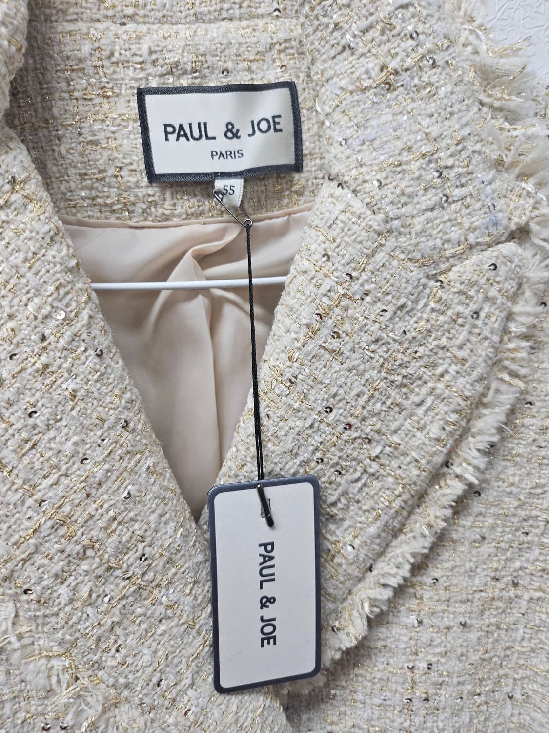 폴앤조 트위드 더블 버튼 자켓 55 상품이미지2